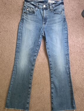 *Like New* AG-ED DENIM Crop Flare Jeans - Washed Once